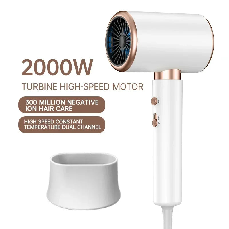F33 t821 secador de cabelo profissional vento quente e frio escova de ar secador de cabelo negativo lonic forte powerdryer ferramenta salão de beleza 2400w