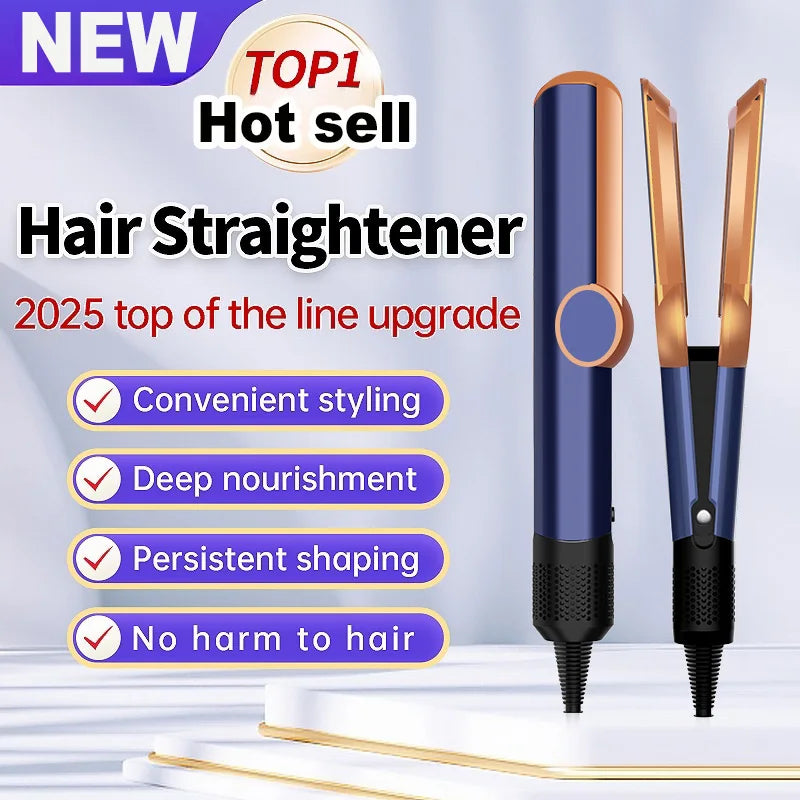 Ferramenta de estilo profissional alisador de cabelo & secador de cabelo aquecedor de cabelo ferro plano íon negativo ferro doméstico secador de cabelo airstrait