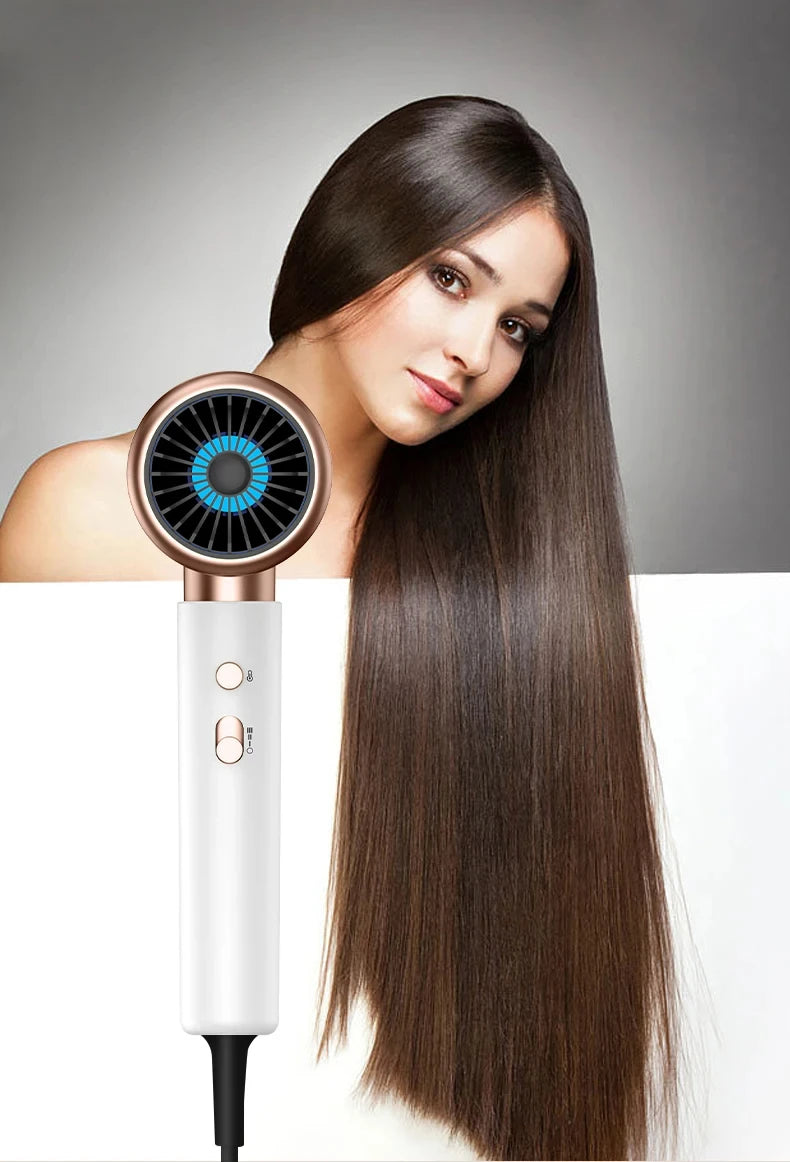 F33 t821 secador de cabelo profissional vento quente e frio escova de ar secador de cabelo negativo lonic forte powerdryer ferramenta salão de beleza 2400w