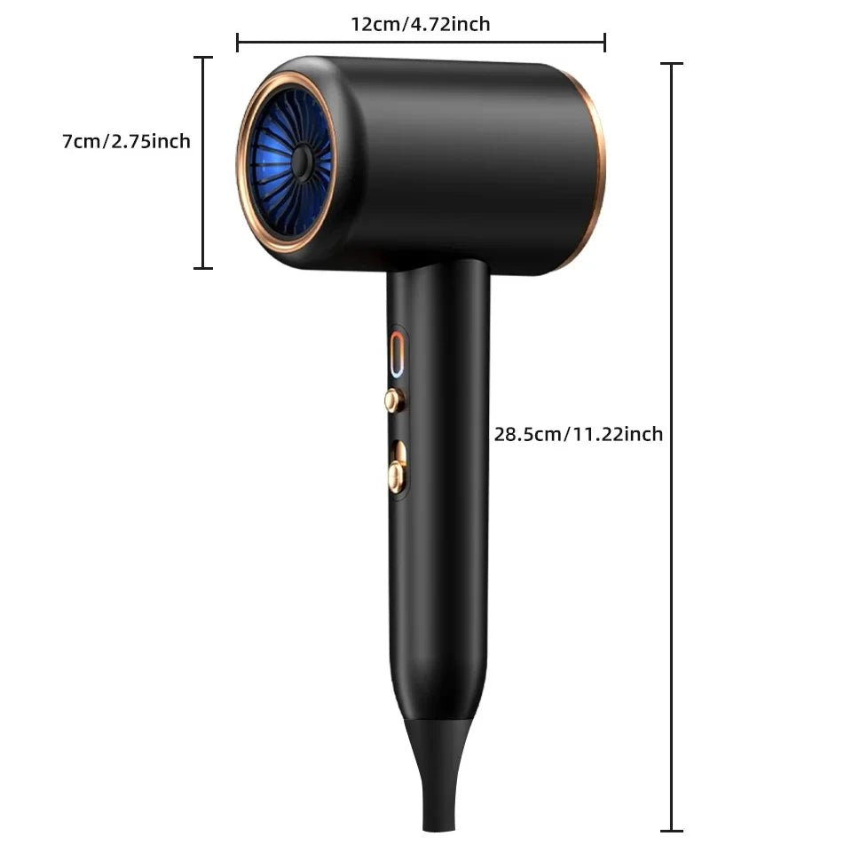 F33 t821 secador de cabelo profissional vento quente e frio escova de ar secador de cabelo negativo lonic forte powerdryer ferramenta salão de beleza 2400w
