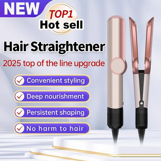 Ferramenta de estilo profissional alisador de cabelo & secador de cabelo aquecedor de cabelo ferro plano íon negativo ferro doméstico secador de cabelo airstrait